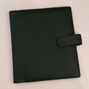 Jane's Agenda Junior Size Wrap Disc Planner Cover Nori green like new